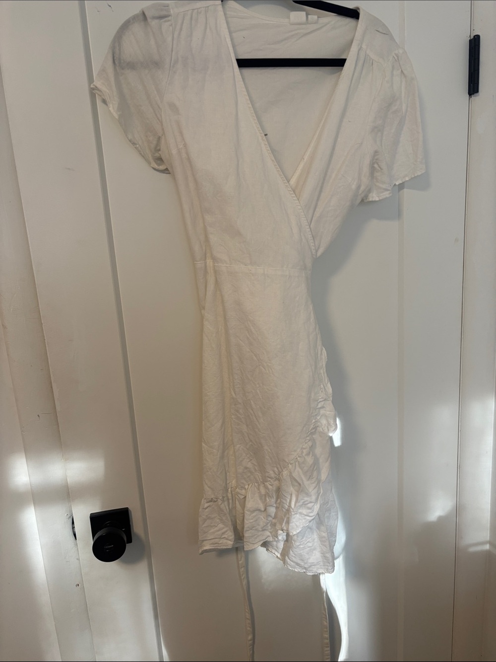GAP White Wrap Dress